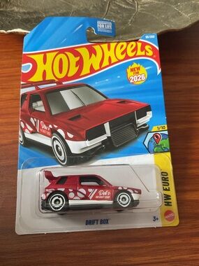 Hot wheels Drift Box - Red Kids Toy Car